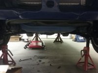 A view from under the Alpine - Do not see the exhaust hanging down do you 20170117_101352.jpg
