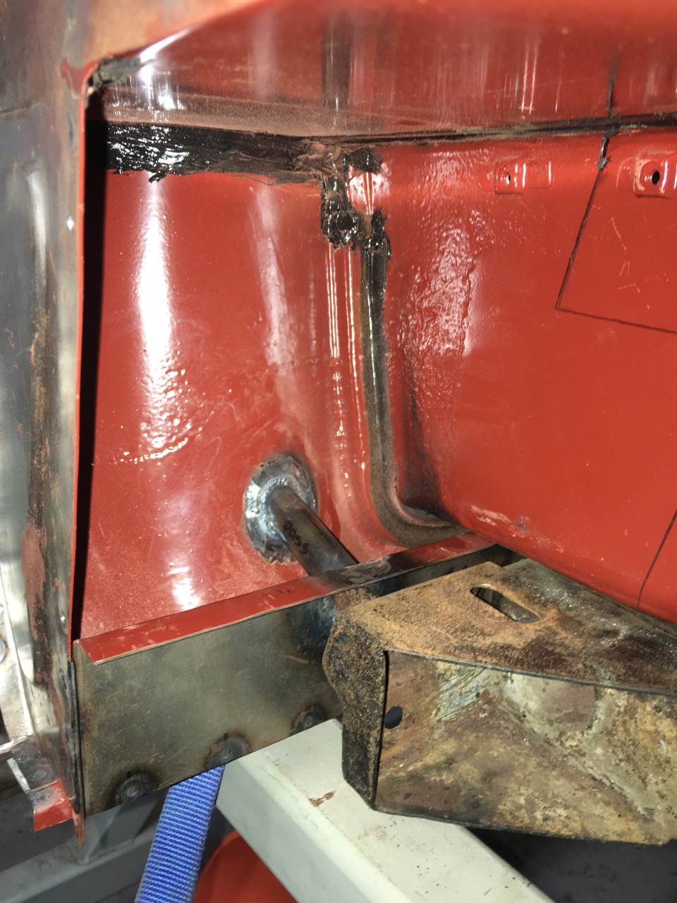 distance tube welded in and on the car.jpg