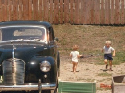 Marnie Mark and Austin driveway play - 1954or5.jpg