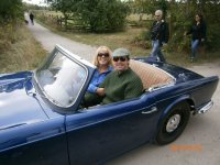 Jackie and I in the TR4.JPG Jackie and I in the TR4.JPG