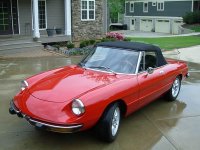 My `73 Alfa Spider Front Drivers side Top Up.jpg My `73 Alfa Spider Front Drivers side Top Up.jpg