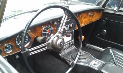 Austin Healey Refurbished Dash Installed 1.jpg