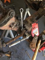 IMG_7725 - suspension - pass side - front suspension - removal of lower.jpg