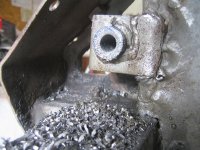 rear pivot hole rear pivot hole
