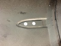 passenger side plinth reinforcement spot welded inside.jpg passenger side plinth reinforcement spot welded inside.jpg