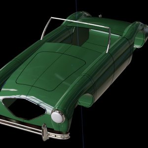 Media 'Austin Healey 100 WIP Model.jpg' in category 'Austin Healey'