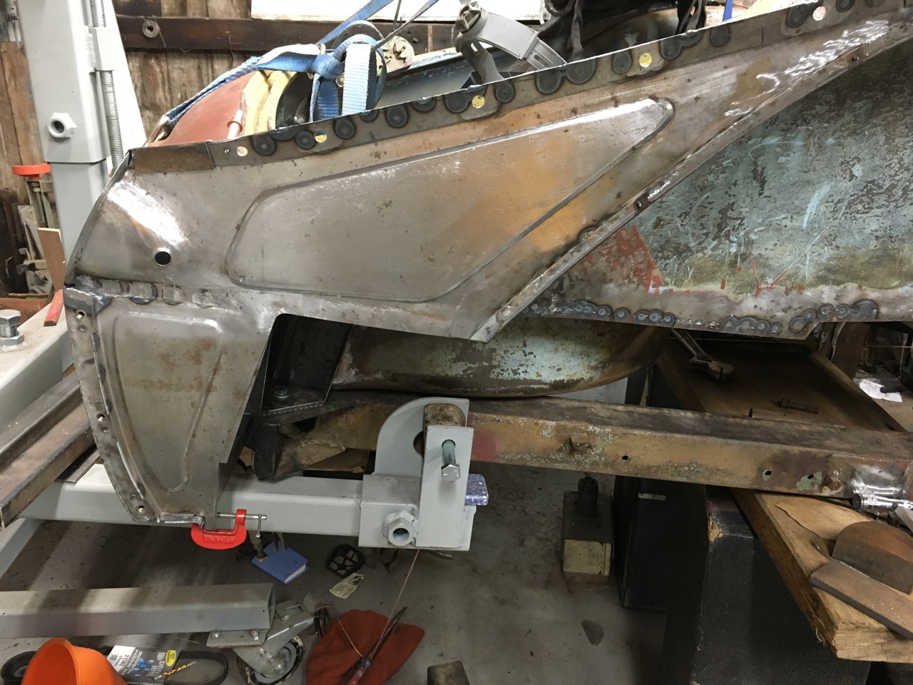 Passenger boot closing panel welded in place.jpg