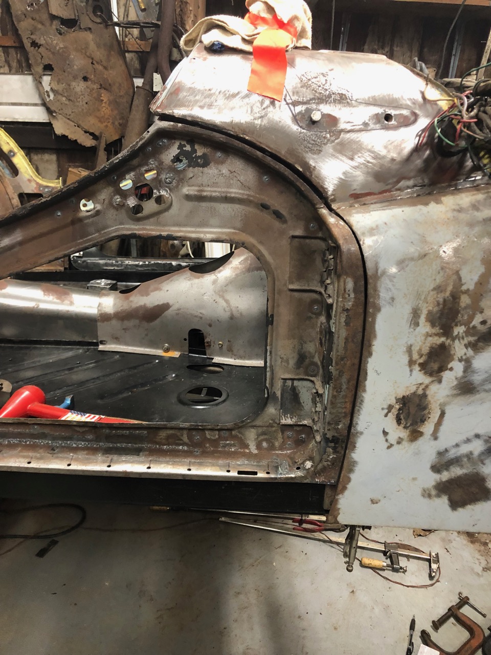 passenger door gap working flange.jpg
