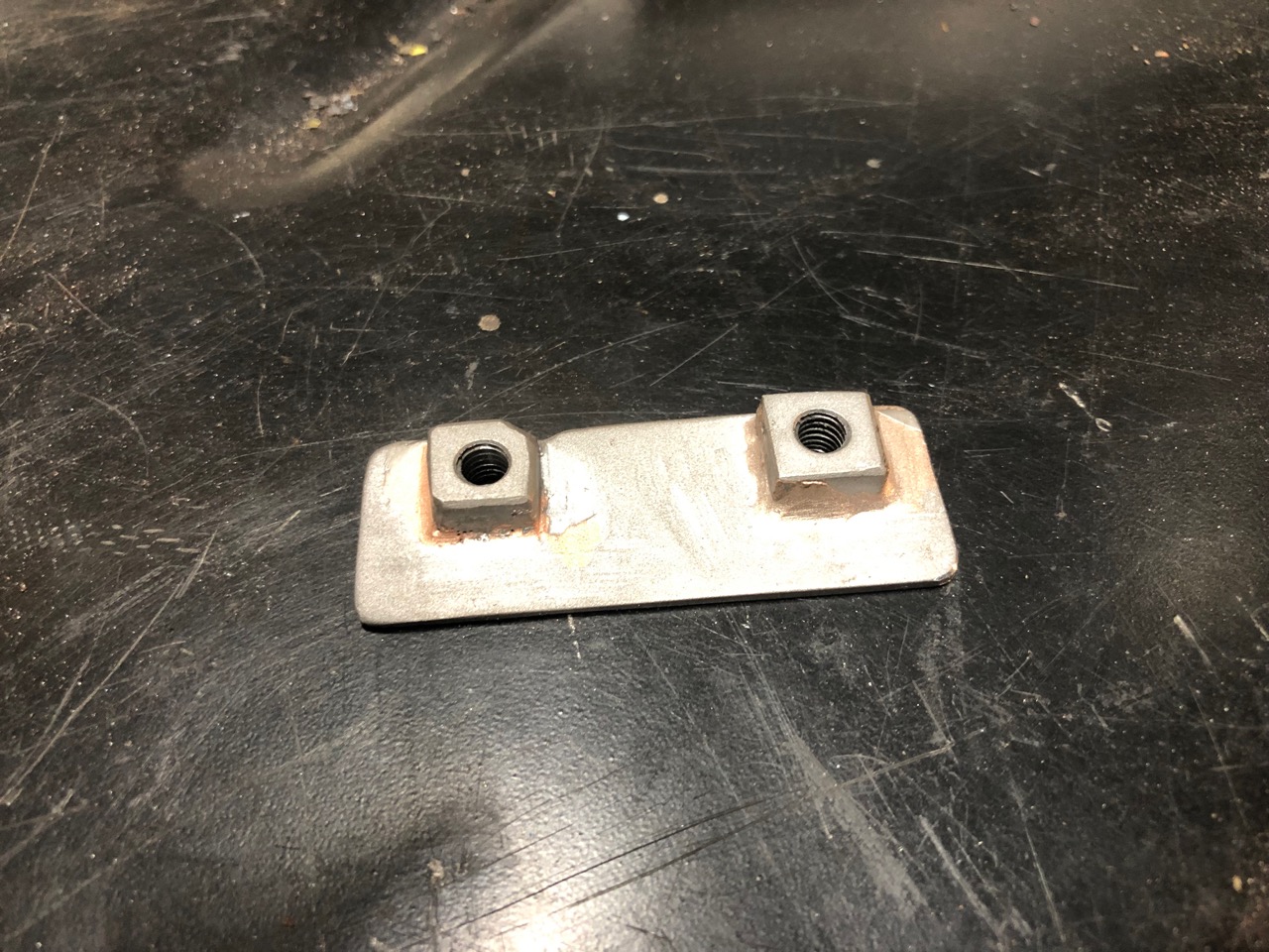 rear view mirror mounting nut plate.jpg British Car Forum