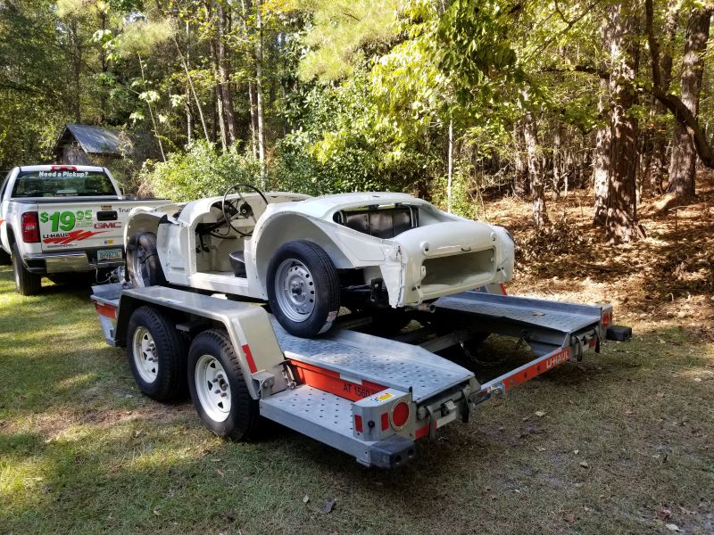 TR3A on Uhaul trailer.jpg